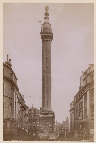 The Monument, Londen door English Photographer